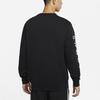 Nike Sweatshirts Unisex Black Crew Neck Moderate Regular DJ0466-011