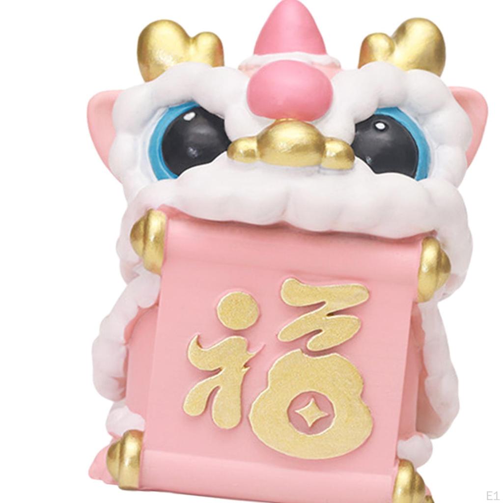 Год Пробуждение Лев Орнамент Статуя Китайский, китайский иероглиф Весенний фестиваль для гостиной