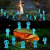 10pcs Luminous Elves Cute Fairy Garden Mini Figures Fish Tank Decor Kodama Glow in The Dark Figures Resin Micro Landscape Figure