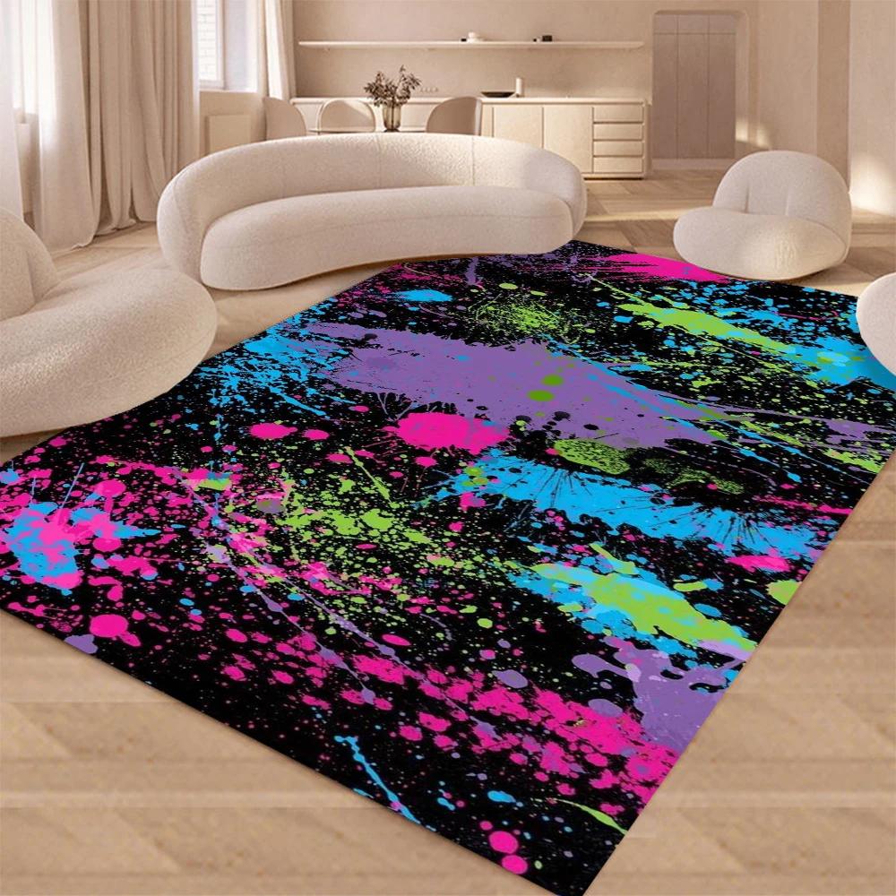 Disney Colorful Graffiti Carpet Rug for Home Living Room Bedroom Sofa Doormat Decor,kids Game Area Rug Floor Mat Gift