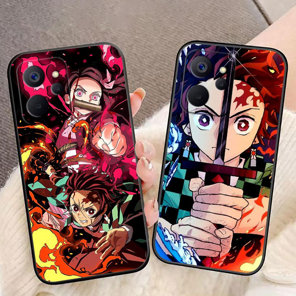 Чехол для телефона Anime Demons Slayers Tanjiro для Realme C75 C71 C65 C63 C55 C53 C35 C33 C30 C21 C11 7 6 5 GT NEO 2 NARZO 50 X50