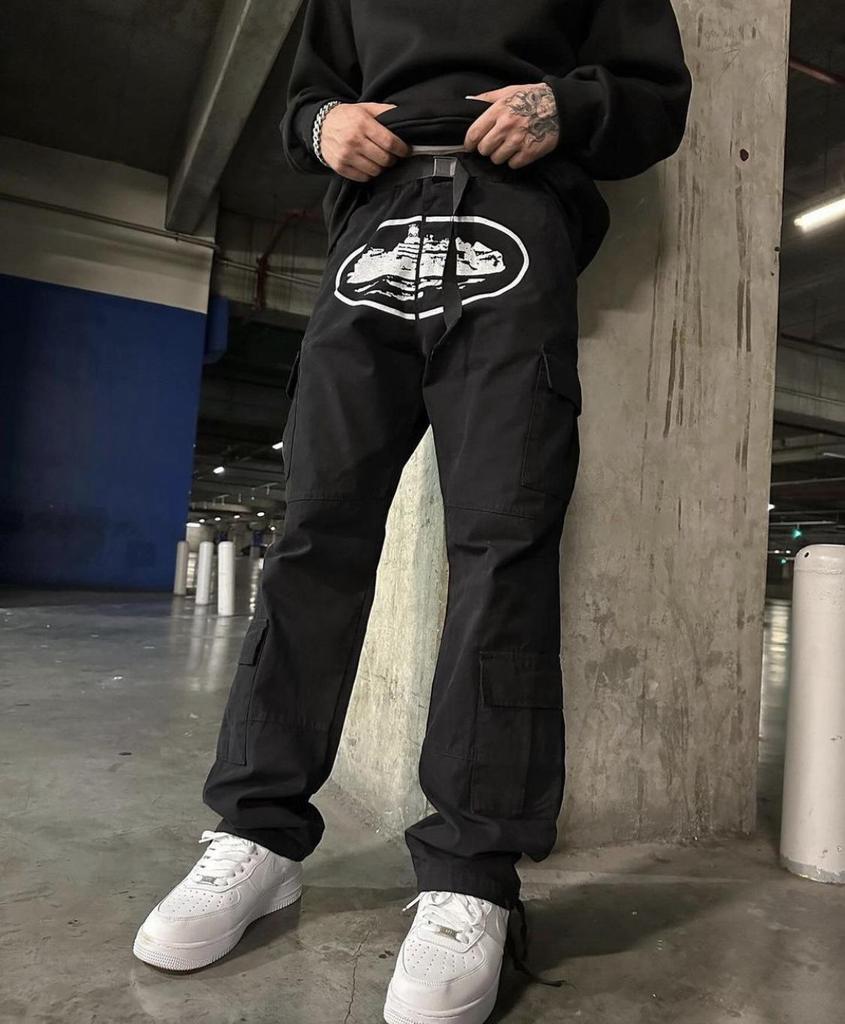 24S Alcatraz Unisex Multi-Pocket Elastic Casual High Street Комбинезон