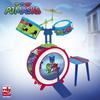 PJMASKS Batterie Avec Tabouret (Grosse Caisse, Deux Tambours, Bongo Et Cymbale)