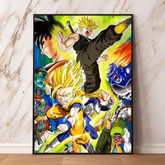 Dragon Ball Carot Art Мультипликационный персонаж Изображение на холсте Друг