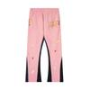 Mens Womens Classic Graffiti Print Loose Fit Sweatpants Casual Trousers Streetwear
