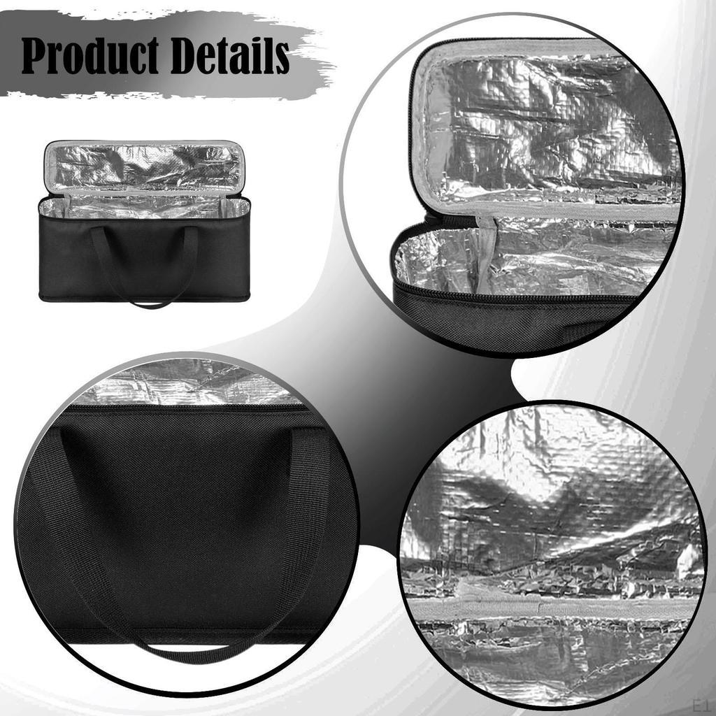 Carrying Bag for Toaster Travel Storage Zipper Closure with Mesh Pocket Outdoor Camping