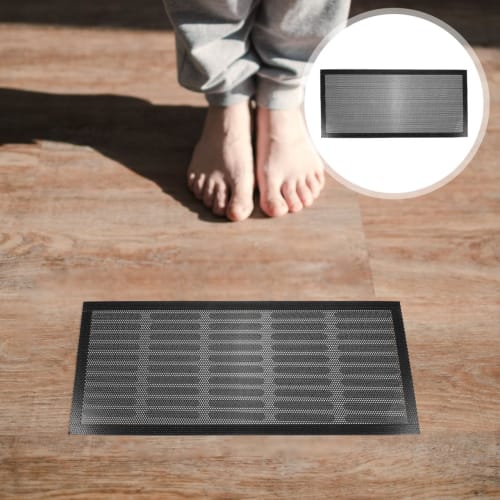 OSALADI 4-Piece Floor Vent Cover, Floor Register Mesh, Ventilation Mesh, Air Vent Screen Register, Floor Register Net, Floor Vent Vent Cover, Baby-Pro