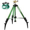 Tripod Sprinkler,Garden Sprinkler,360 Degree Rotating Irrigation Yard Sprinkler,Adjustable Height,for Lawn/Yard/Garden