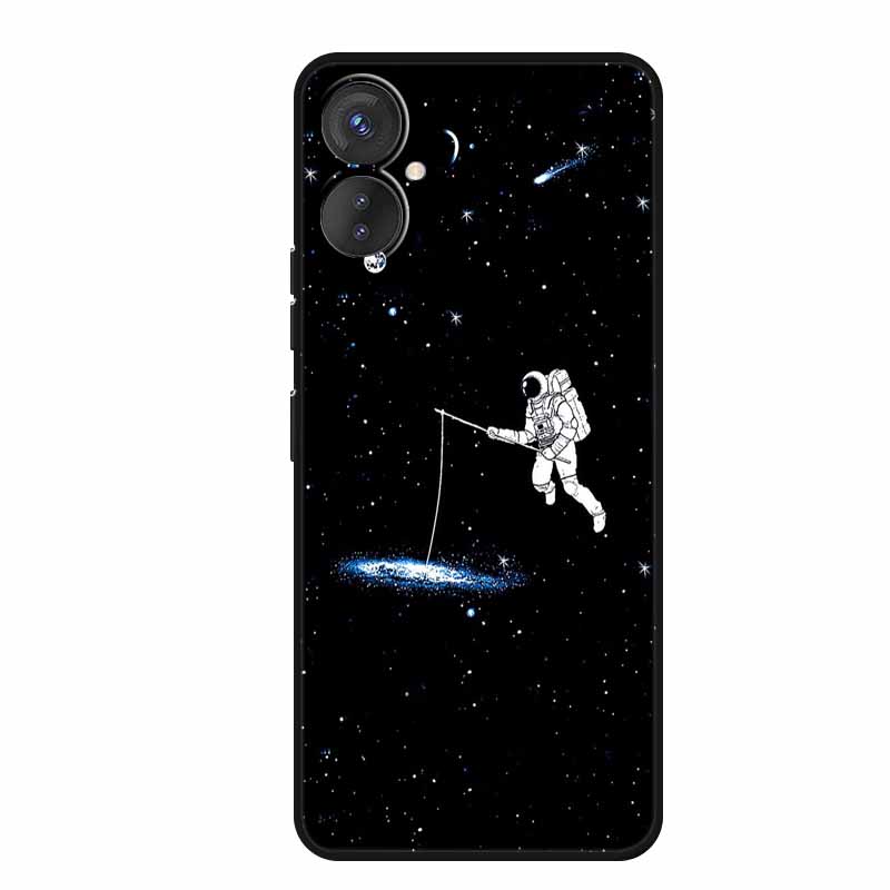 Для Tecno Spark 9 Pro Чехол Астронавт Силиконовый ТПУ Мягкая Задняя Крышка Чехлы Для Tecno Spark9 Pro 9Pro KH7 KH7n Funda Spaceman Capa