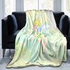 1pc, Tinker Bell Home Decor Blanket: Cozy Flannel Throw for Bedroom, Living Room, Travel, Camping, Car