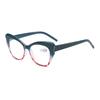 Cat Eye Reading Glasses For Women Fashionable Trendy Prescription Eyewear Anti Blue Light Hyperopia Correction Eyeglass +1+1.5+2