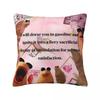Marcus The Worm Meme Square Pillow Cases Love Robert Cushion Cover Awesome Decorative Pillowcase for Living Room x