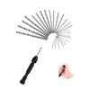 Mirhua Hand Drill, Hand Pin Vise, Small Hand, 26 Sets, Drill Bits 0.5mm-3mm, Manual, No Power Required, Noiseless, Drilling Tool, Small, Precision, DI