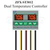 ZFX-ST3012 Temperature Controller Digital Thermostat AC 220V 12V 24V Incubator Microcomputer Control with Dual Probe