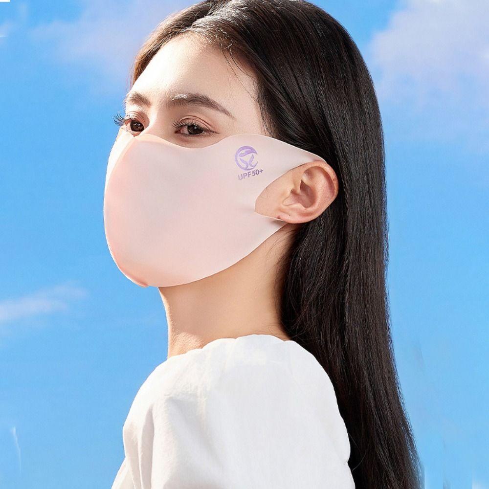 Face Mask Face Cover Summer Face Gini Mask Thin Ice Silk Mask  Sports