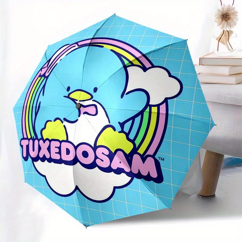 1pc Tuxedo SamUmbrella with Plastic Handle,Suitable for All Seasons Home Travel Outdoor UmbrellaSanlio181