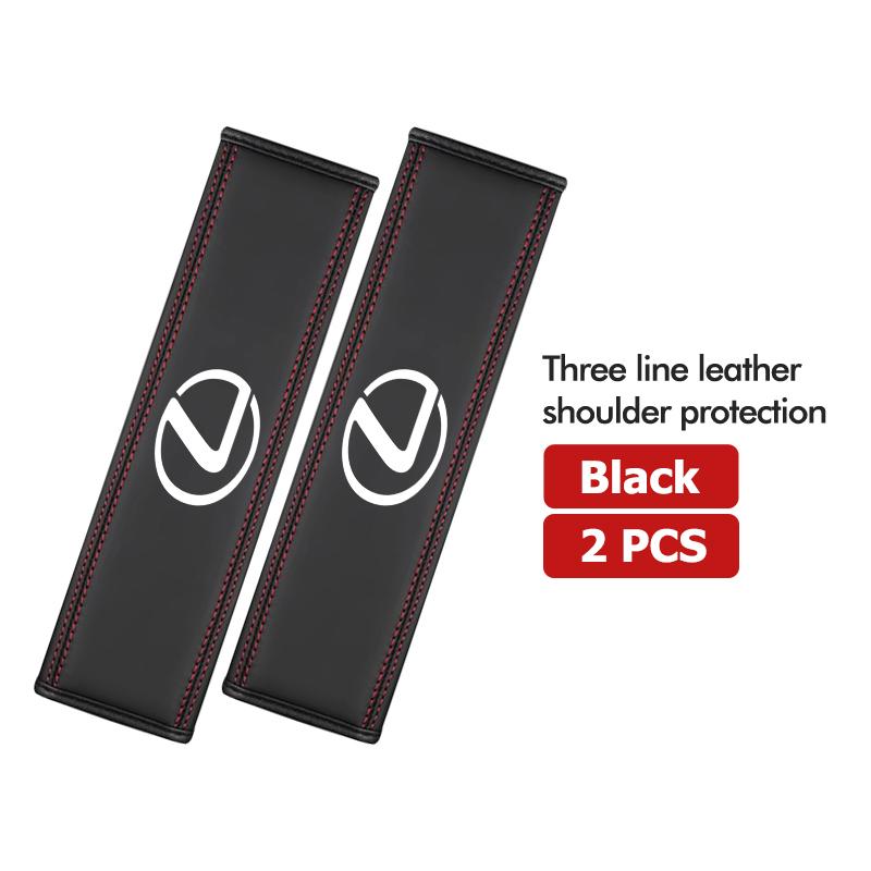 Car Seat Belts Covers Padding Carbon Fiber Belt Shoulder For Lexus UX250h RX450h RX300 GX470 CT200h RX400h NX300h RX350