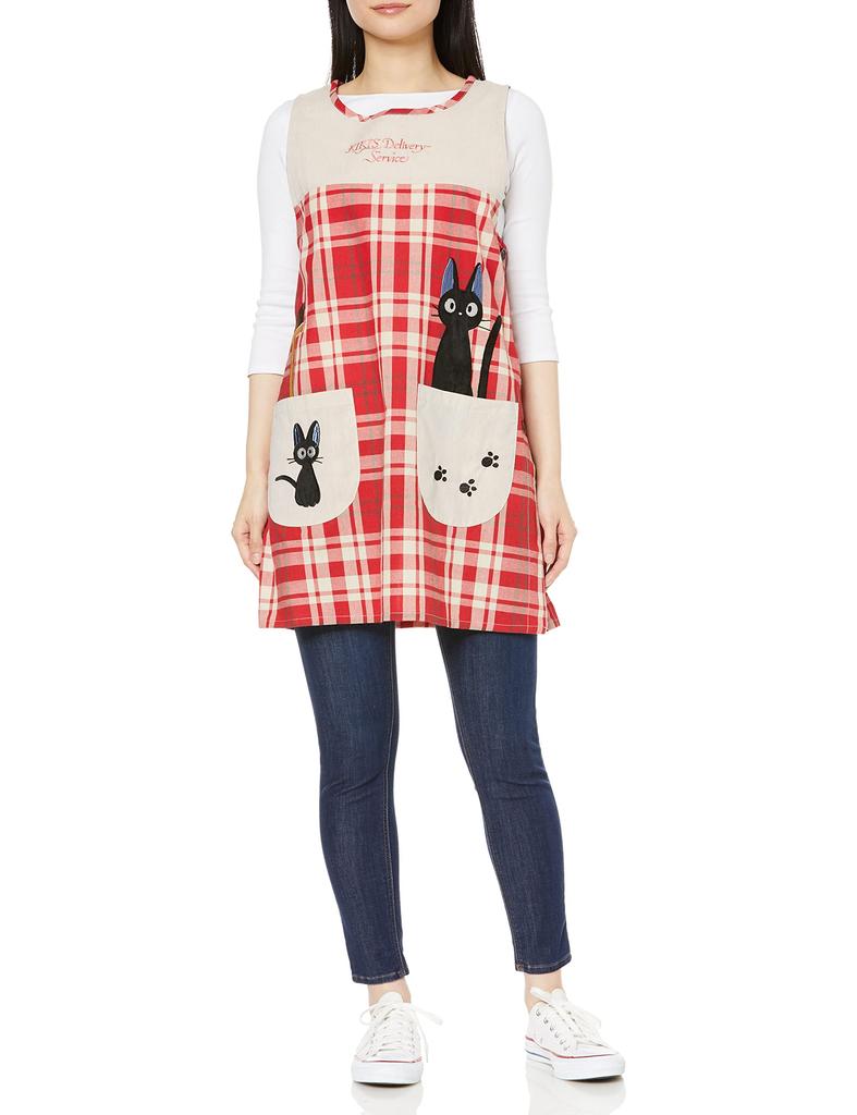 Marushin Ghibli Apron for Perfect for Nursery School Delivery Jiji and Deck Cute Character Adult Orchid Suitable for Nursery Schools and Product