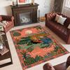 Cosmic Theme Crystal Velvet Floor Rug Personalized Custom Name Text Warm Carpet Home Decoration