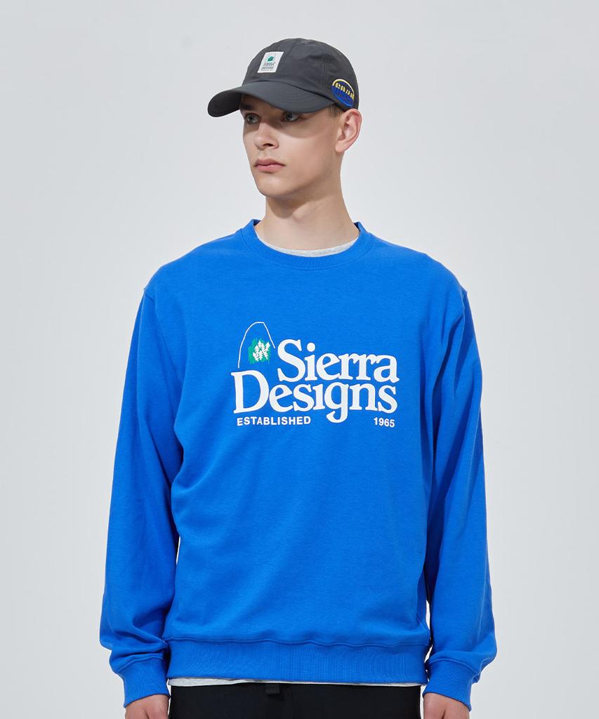 Свитшот SIERRA DESIGNS с оригинальным логотипом, синий