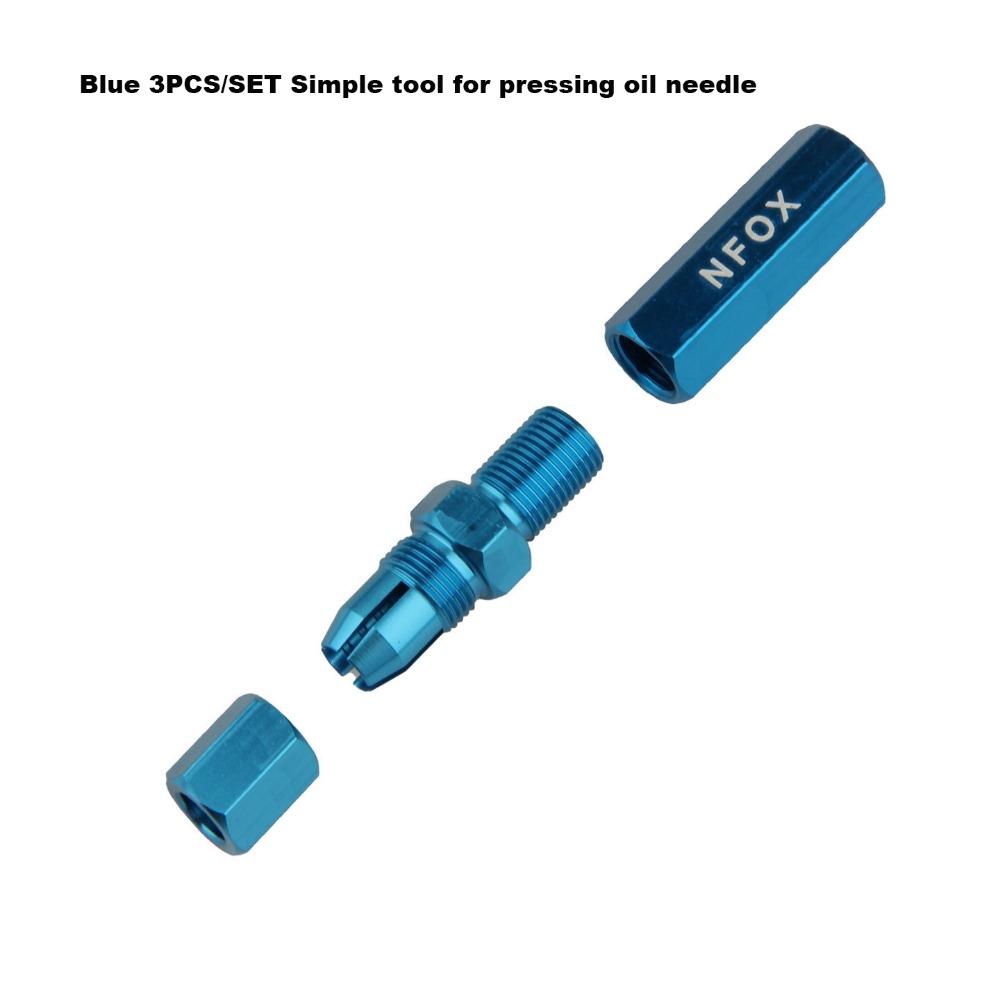 10PCS 4 Colors Bicycle Hydraulic Disc Brake Tool Cable Sets Insertion Installation Tool