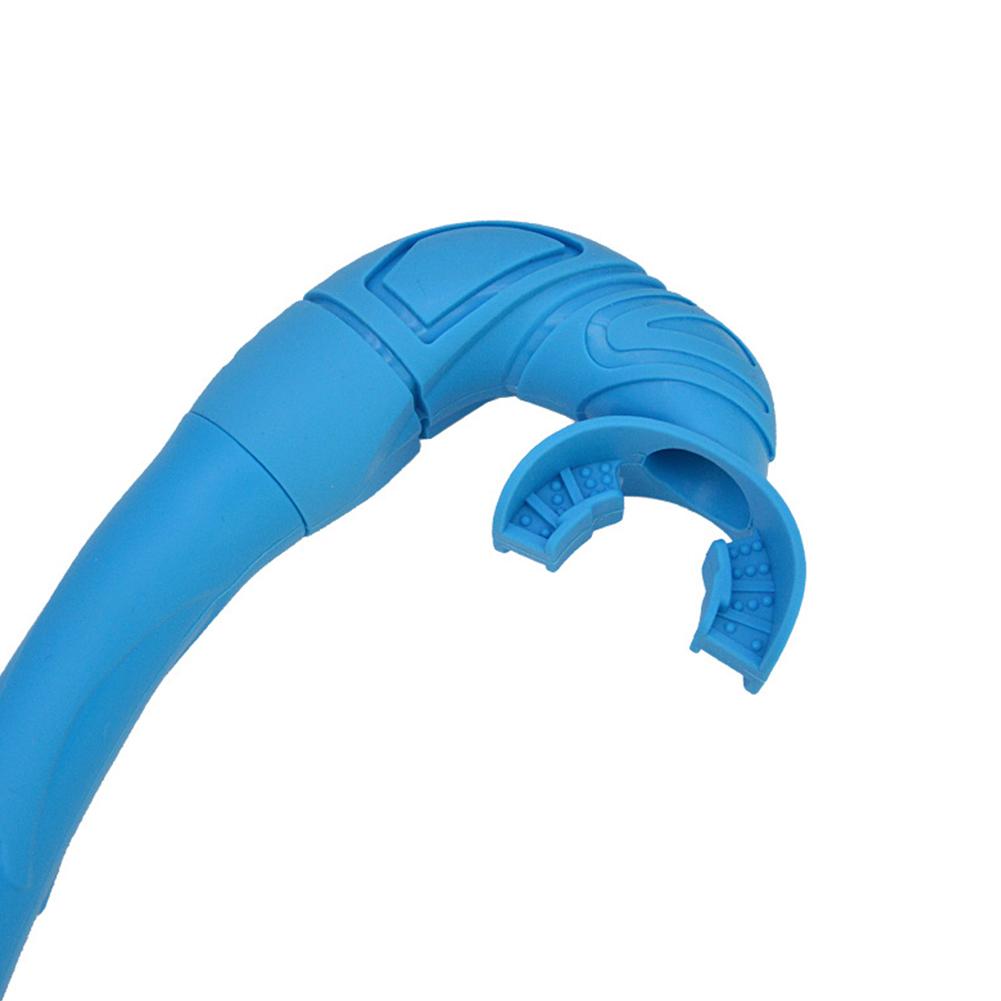 Silicone Snorkel Tube Roll Up Snorkel with Storage Case Diving Snorkel Foldable Snorkel for Snorkeling Freediving