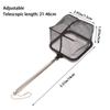 1Pc Aquarium Square Fishing Net Extendable Long Handle Fishing Gear For Catching Fish Shrimp Tank Clean Fishing Gear