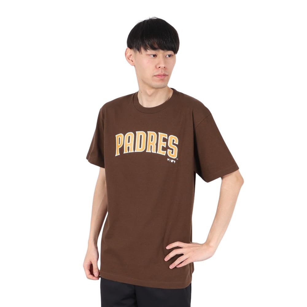 Fanatics MLB Jersey Logo Tee Brown Short Sleeve Shirt