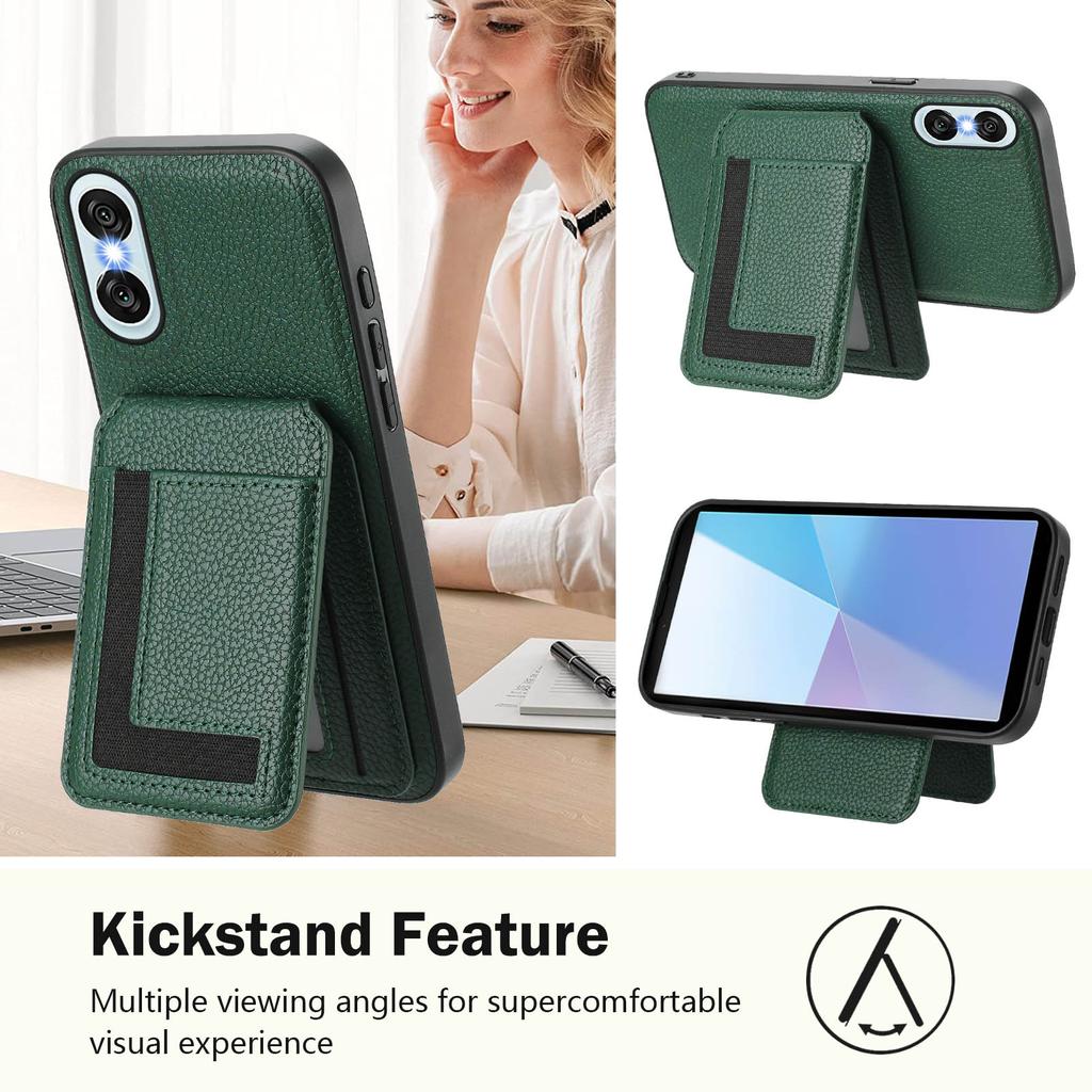 Magsafe 2 In 1 Detachable Sony Wallet Case with Card Holder Magnetic Kickstand PU Leather Flip Cover For Sony Xperia 1 VI/Sony Xperia 10 VI
