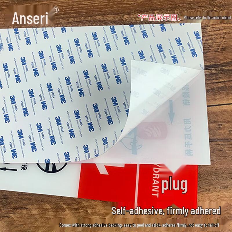 Ansai Rui Acrylic Fire Extinguisher Usage Sign