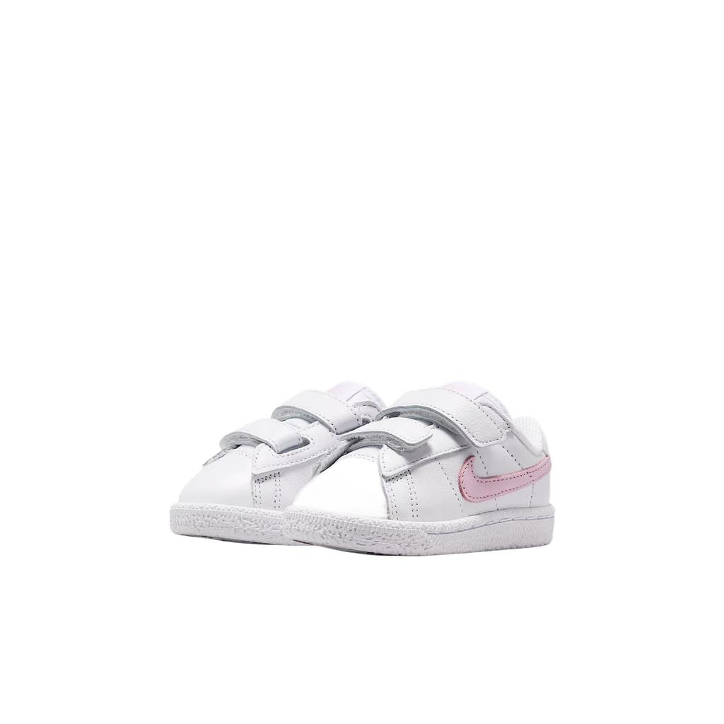 Nike Классические кожаные минималистичные удобные мягкие прочные низкие кроссовки-ходунки для тенниса Детские кроссовки IO4386-102