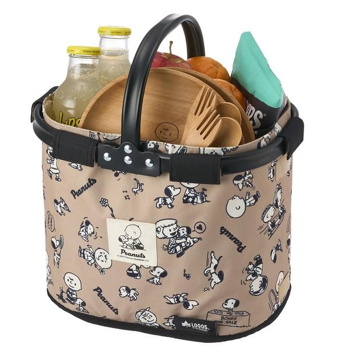 LOGOS SNOOPY Mini Semi-Round Basket 86001141 Beige (32x23x38cm)