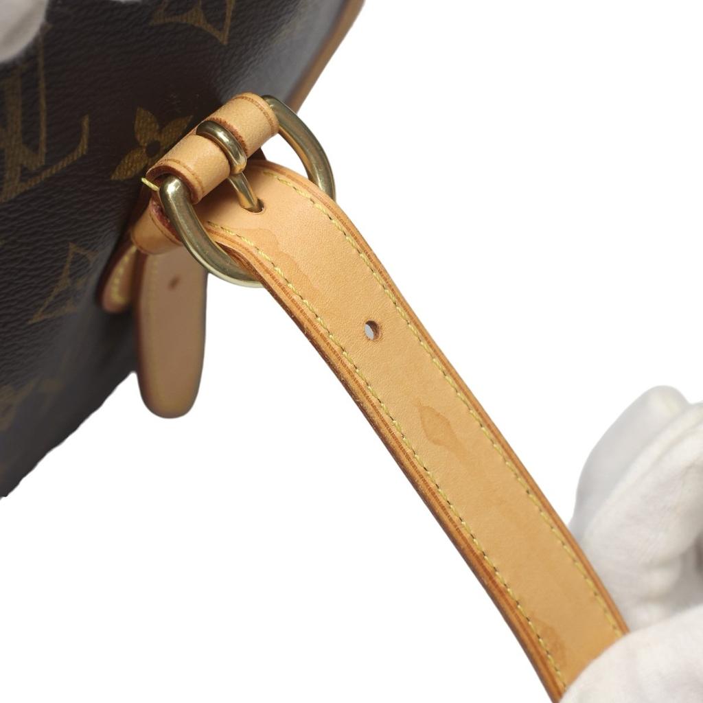 LOUIS VUITTON Popincourt Haut Tote Bag Monogram canvas Brown Women M40007 Used