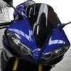 Мотоциклетное ветровое стекло двойной пузырь для 2004 2005 2006 Yamaha YZF-R1 1000 YZF R1 Черное Прозрачное Иридиевое