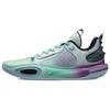 Li Ning All City 11 Психоделическая амортизация Скользкая Устойчивая к истиранию Низкие Баскетбольные кроссовки Мужские Синие ABAT005-3
