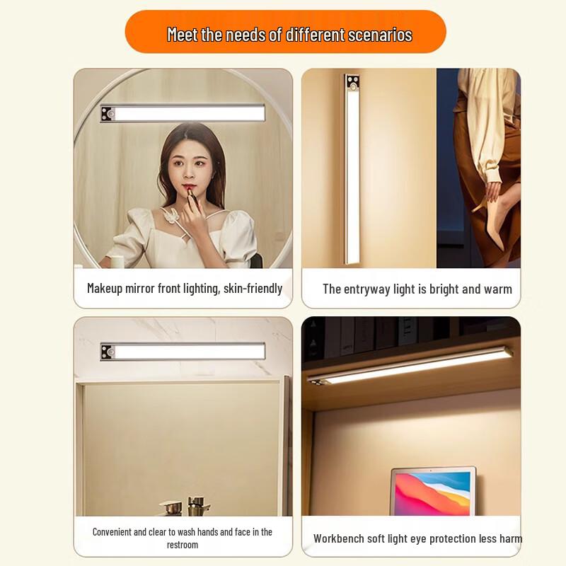 Rechargeable LED Sensor Mirror Light