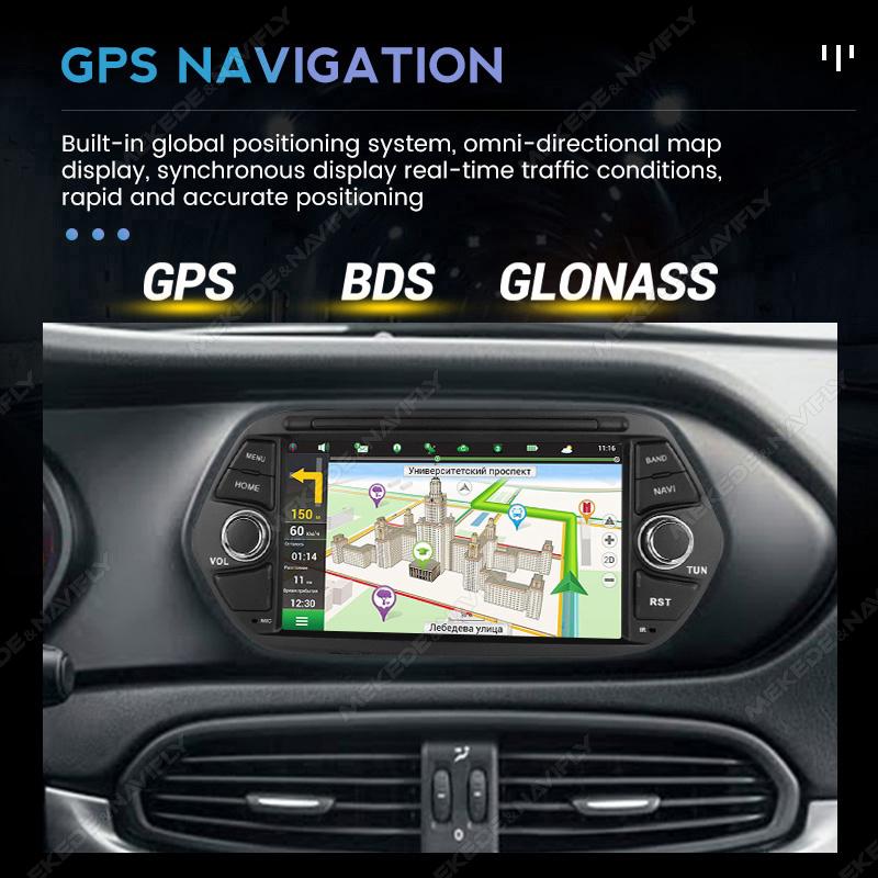 Navifly For FIAT TIPO EGEA 2015-2017 Car Radio Multimedia Video Player Navigation Carplay Stereo GPS Android Auto Systems 2din