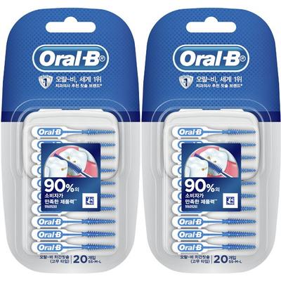 Щетка межзубная межзубная Oral-B I-образная резиновая, 20 шт., 2 шт.