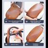 X95-Waterproof Elastic Leather Motorcycle Seat Cover Protector Universal Cushion Anti Scratch Cover Mat For Autocycle Light Brow