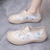Shoes Women's Spring New Casual Breathable Versatile Women's Single Shoes Fashionable Non-slip Thick-soled One-pedal Mother Shoes