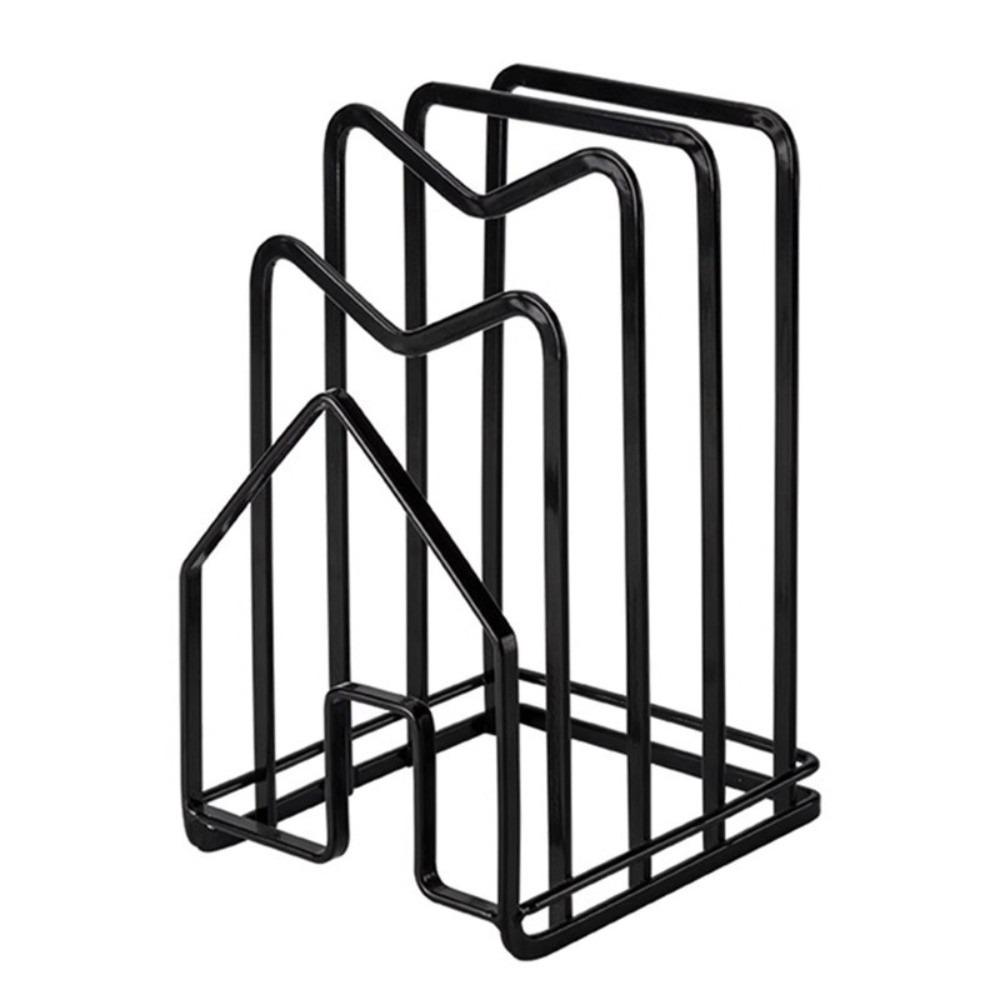 Multilayer Cutting Board Rack Stable Metal Cutting Board Rack Shelf Space Saving Pots Pan Lids Rack Restaurant Home Kitchen