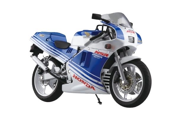 Skynet 1/12 Scale Finished Honda NSR250R '88 Terra Blue/Ross White