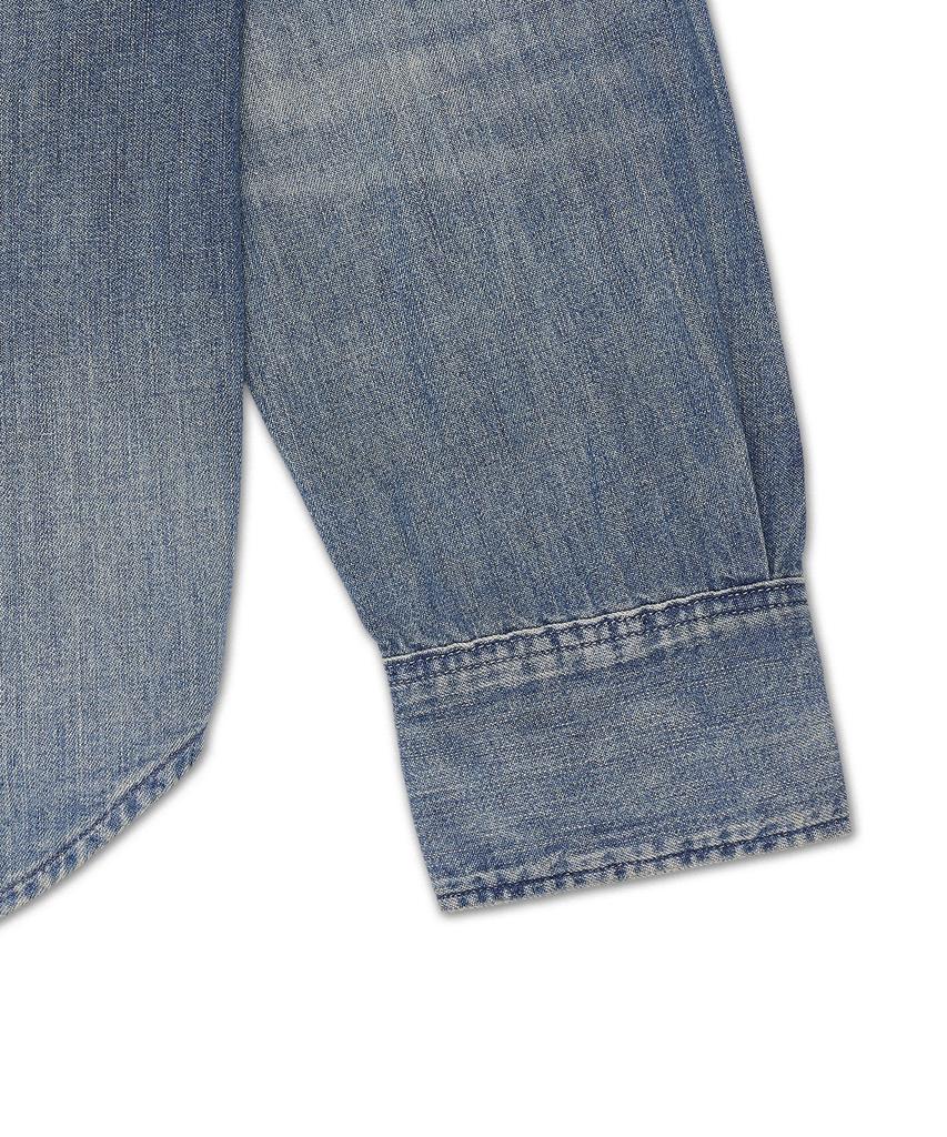 POLO RALPH LAUREN Slub Denim Western Shirt - Blue