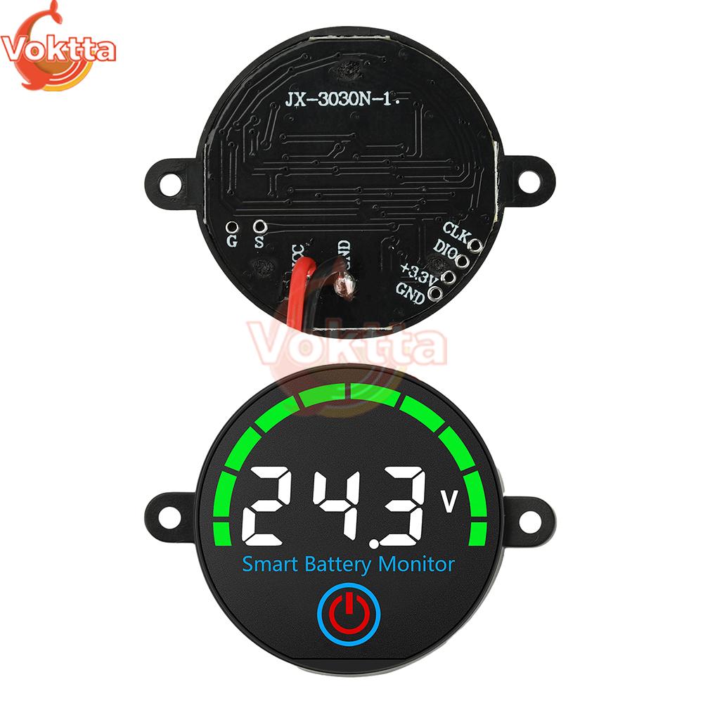 DC7-55V 3-14S LED Battery Level Indicator Digital Voltmeter 12V/24V/36V/48V Voltage Charge Tester Lithium Battery Capacity Board