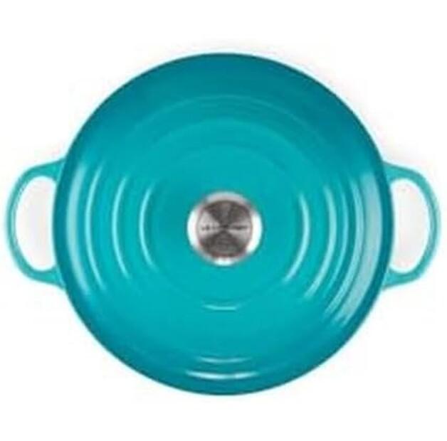 Cast Iron Casserole Le Creuset Signature La Marmite Family Pot 26cm Caribbean 4.1l (21114261700430)