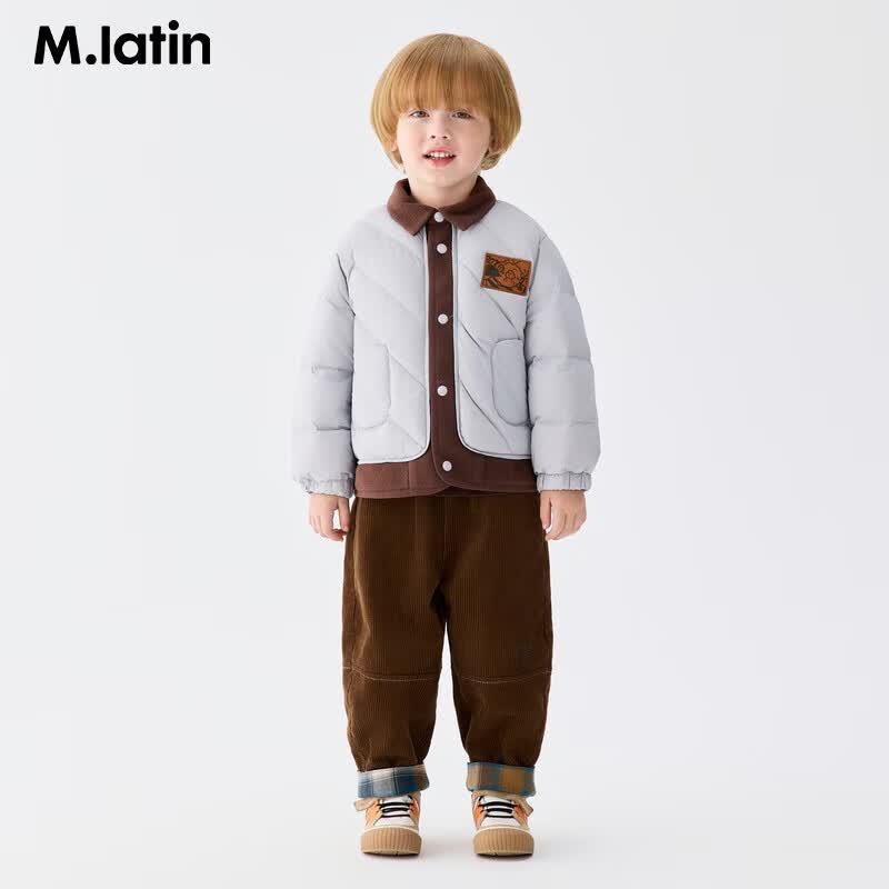 M.Latin Kids' Faux Two-Piece Lightweight Winter Down Jacket