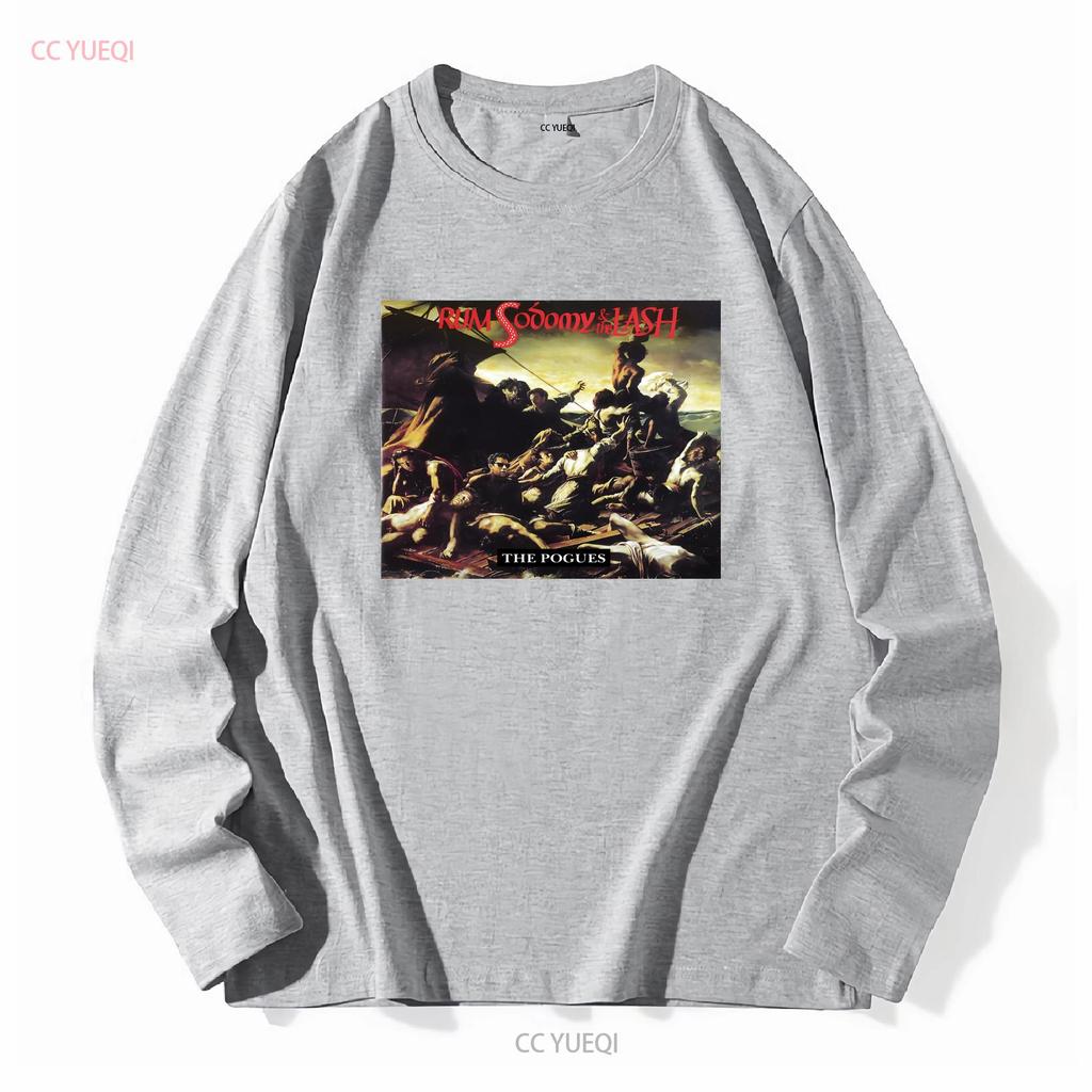 NEW THE POGUES T SHIRT Rum Sodomy and Lash S 5XL Long or Short Sleeves Vintage Washed Soft Breathable Fashion Streetwear Homme