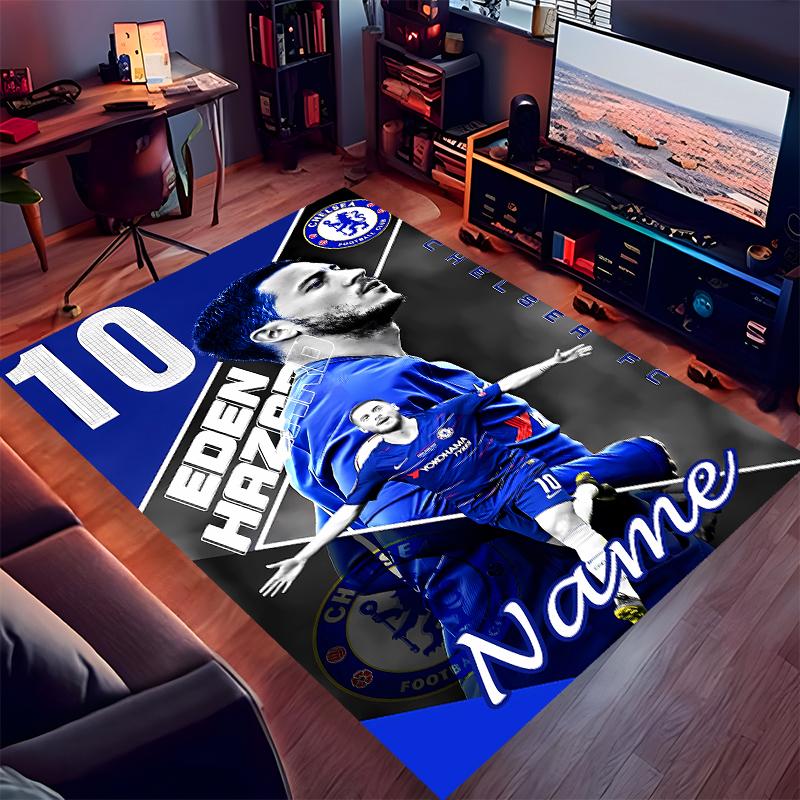 Custom personalization Chelsea F.C Print Area Rug - Soft, Washable Non-Slip Indoor Mat,Living Room,Home&Office Decorative Rug