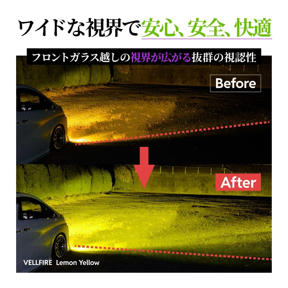 HID Shop H8 H11 H16 Светодиодные противотуманные фары Лимонно-желтые