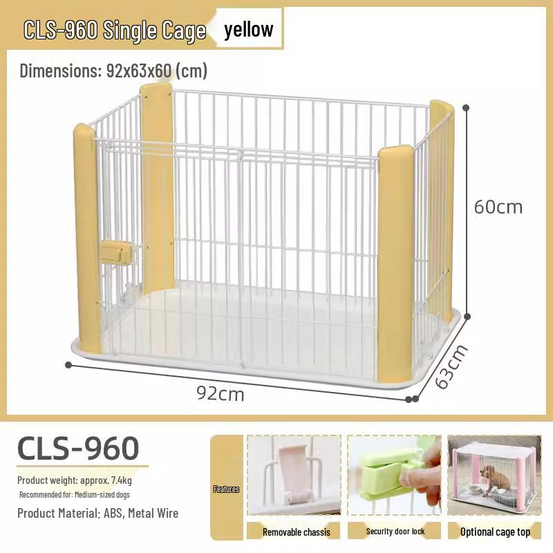 Iris Colorful Indoor Dog Cage for Small and Medium Dogs